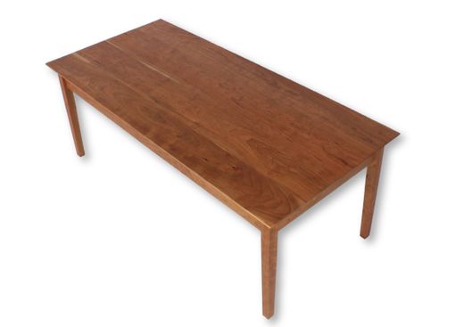 Custom Made Tapered Leg Coffee Table In Cherry