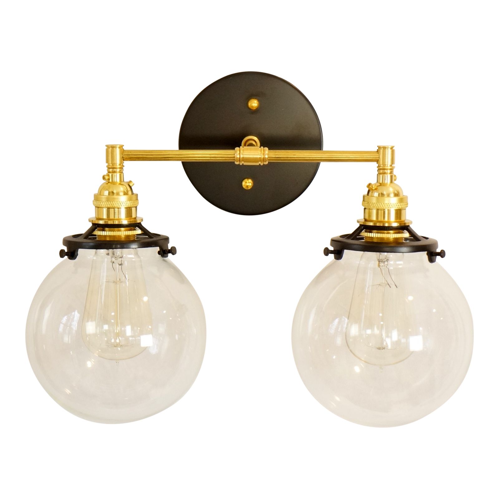 Buy Custom Made Nova Modern Farmhouse Vanity 2Light, made to order