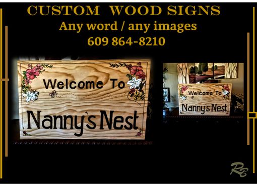 Custom Made Grandmother Gift, Nanny, Garden, Sign
