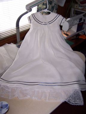 Custom Made Sailor Style Baptismal Dress