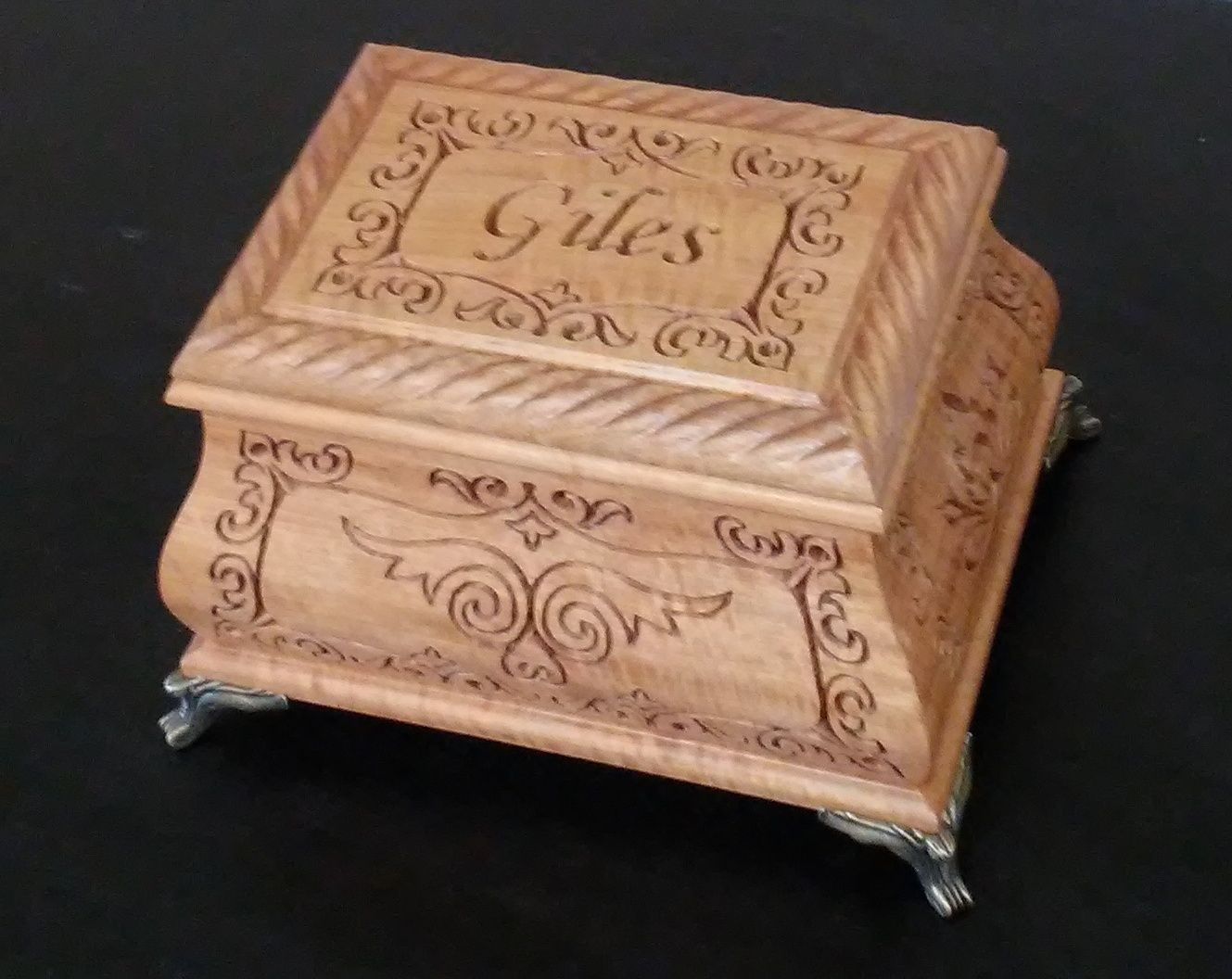 Hand Made "Matilda" Style Box by