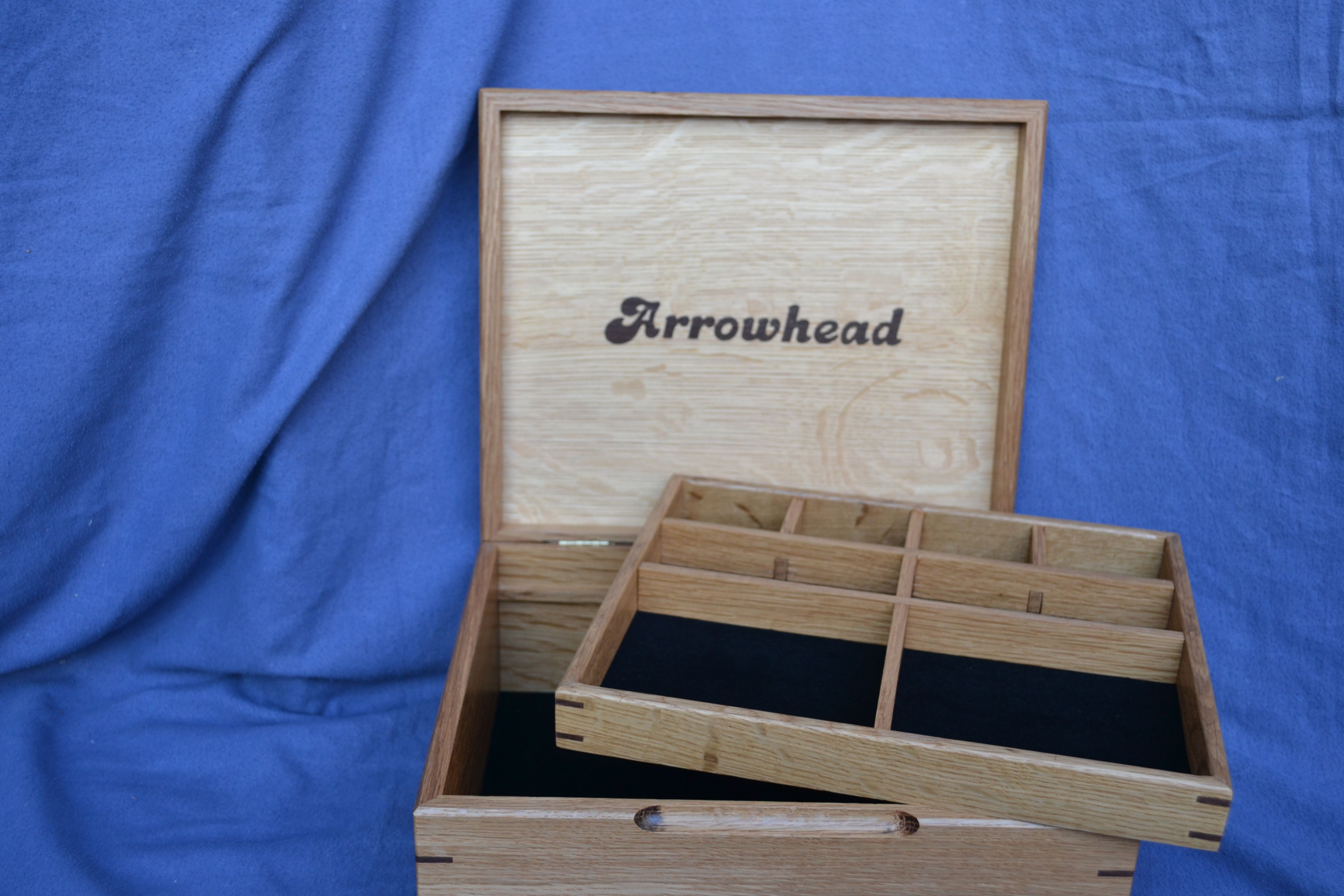 Hand Made Cape Blanco Lighthouse Jewelry Box by Dennis Chenoweth