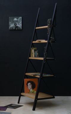Custom Made Ladder Bookcase