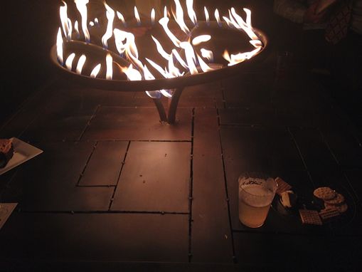 Custom Made Firepit Table