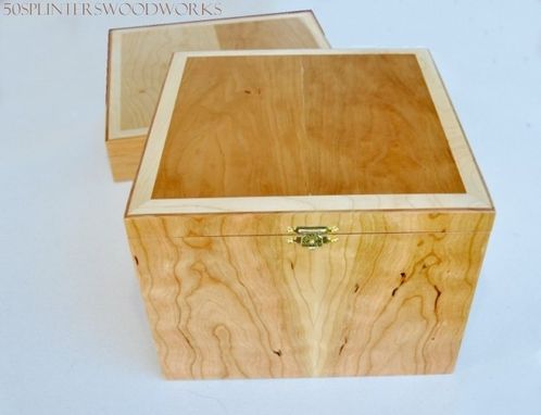 Custom Made Custom Designed Box With Velvet Lining