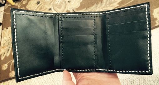 Custom Made Men's Tri Fold Skull Wallet