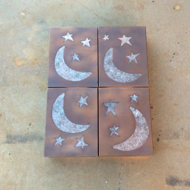 Custom Made The Moon & Stars In Copper