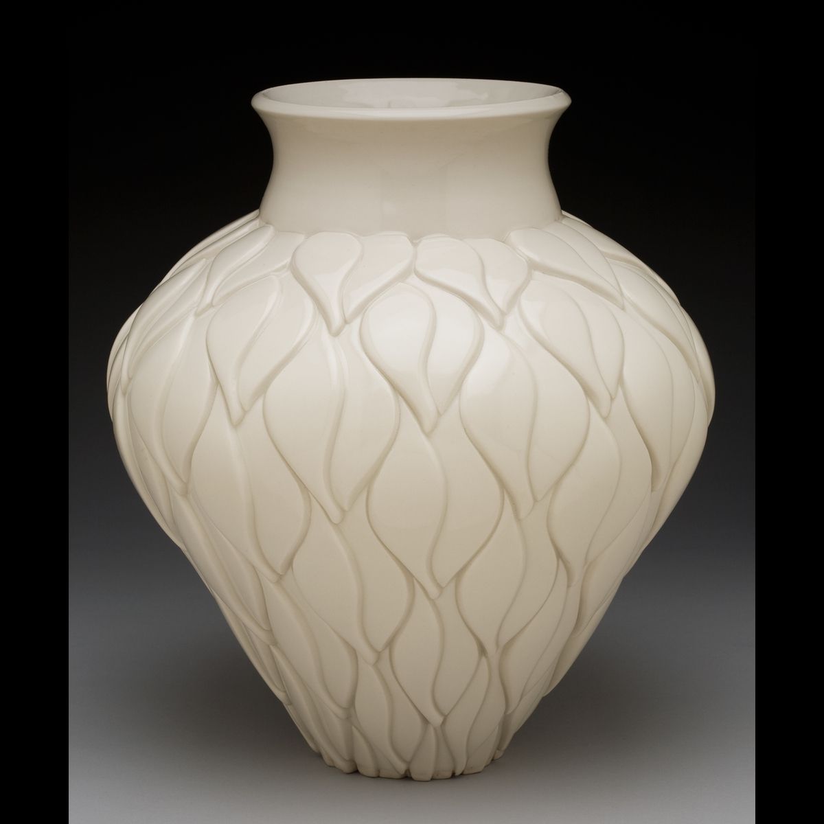 Handmade Leaf Motif Porcelain Ceramic Vases By Lynne Meade - Leaf Motif Vase Porcelain Ceramic Vase By Lynne Meade handmade leaf motif porcelain ceramic vases by lynne meade - leaf motif vase porcelain ceramic vase by lynne meade