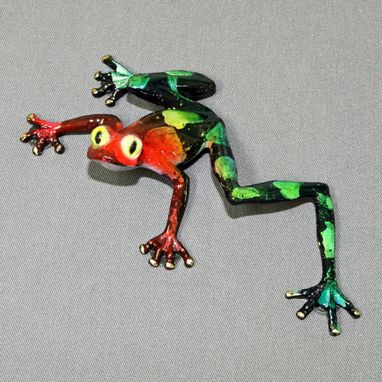 Custom Made Bronze Frog