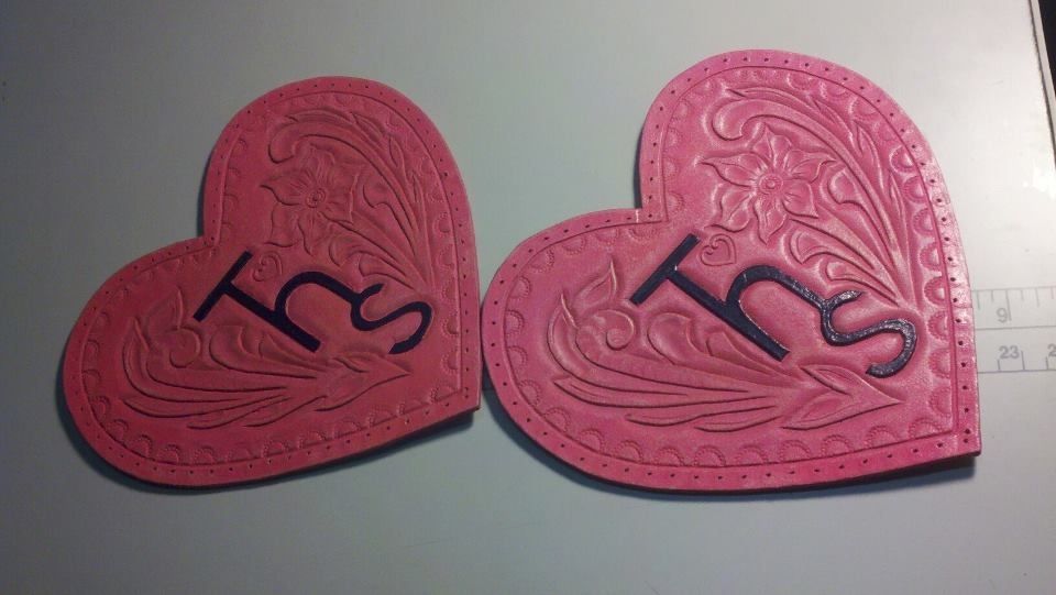 Hand Crafted HandTooled Leather Appliques by Alamo Custom Leather