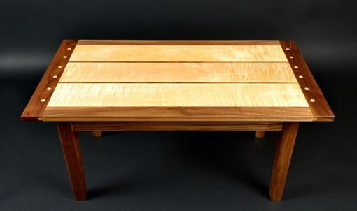 Hand Made Curly Maple And Black Walnut Coffee Table by ...