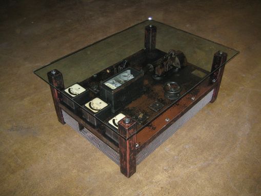 Custom Made Industrial Coffee Table