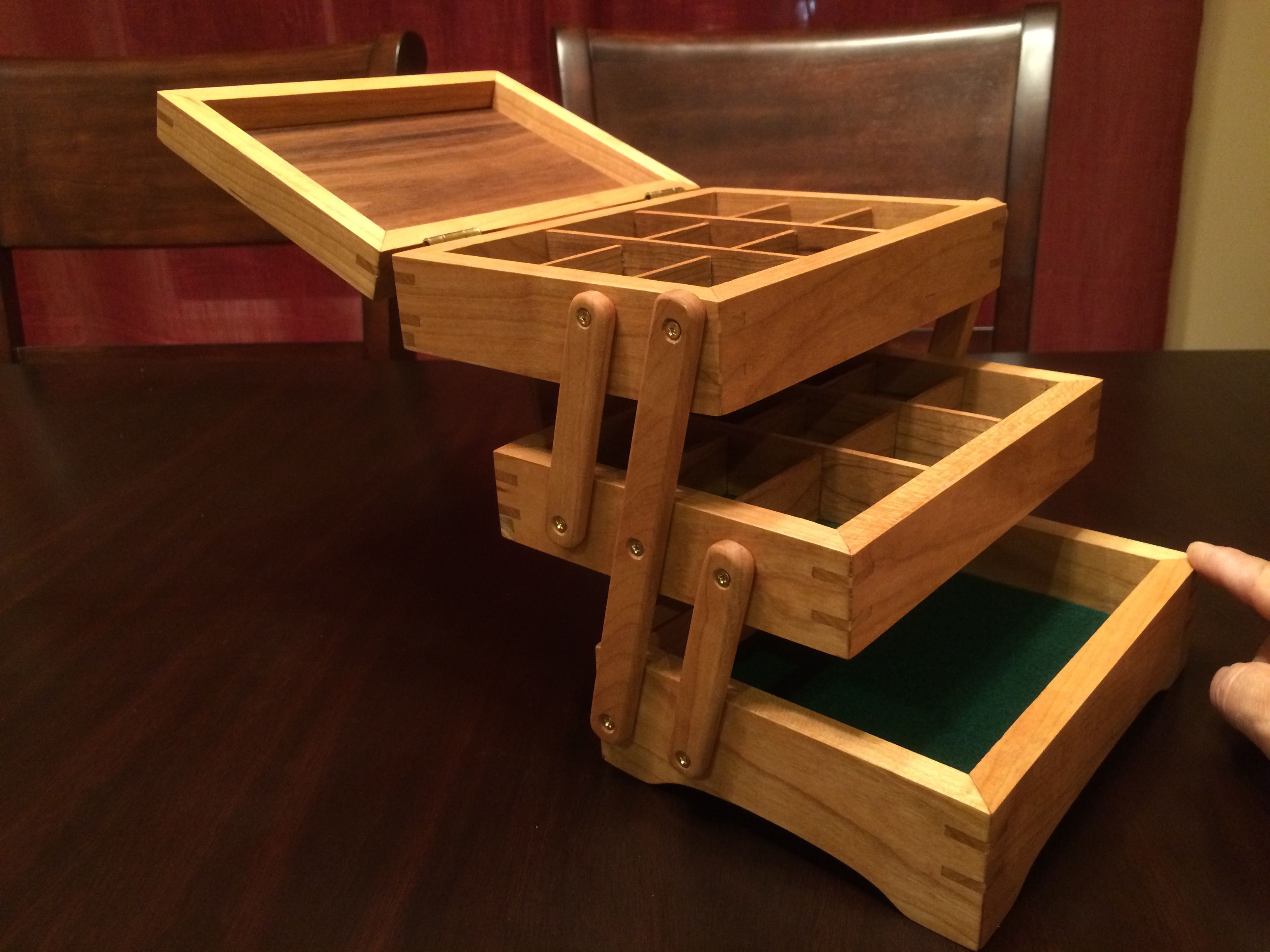 Handmade FoldOut Jewelry Box by inhim studio