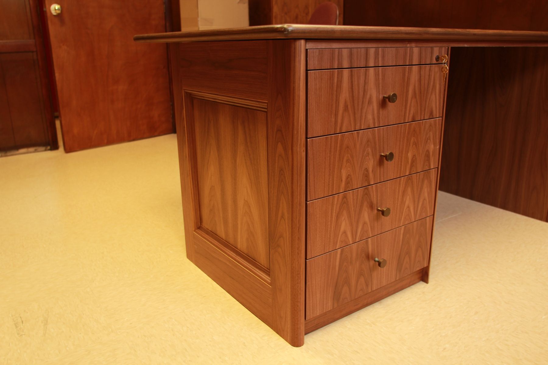 Handmade Custom Made His And Her's Private Office Furniture by R J