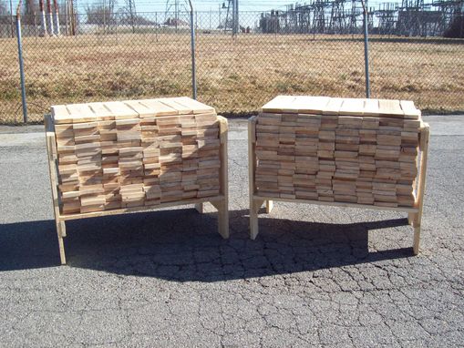 Custom Made Wood Pile Cabinet