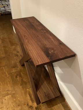 Custom Made Entry Way Table - 'X' Legs