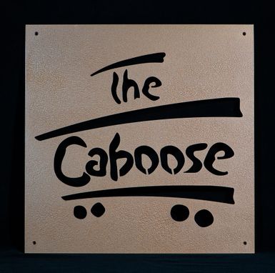 Custom Made The Caboose Custom Sign