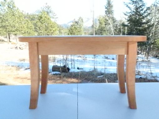 Custom Made Solid Cherry Entryway Bench