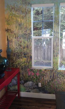 Custom Made Art, Mural, The Bamboo Garden Wall