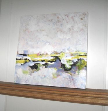 Custom Made Abstract Landscape, Original Acrylic On Canvas