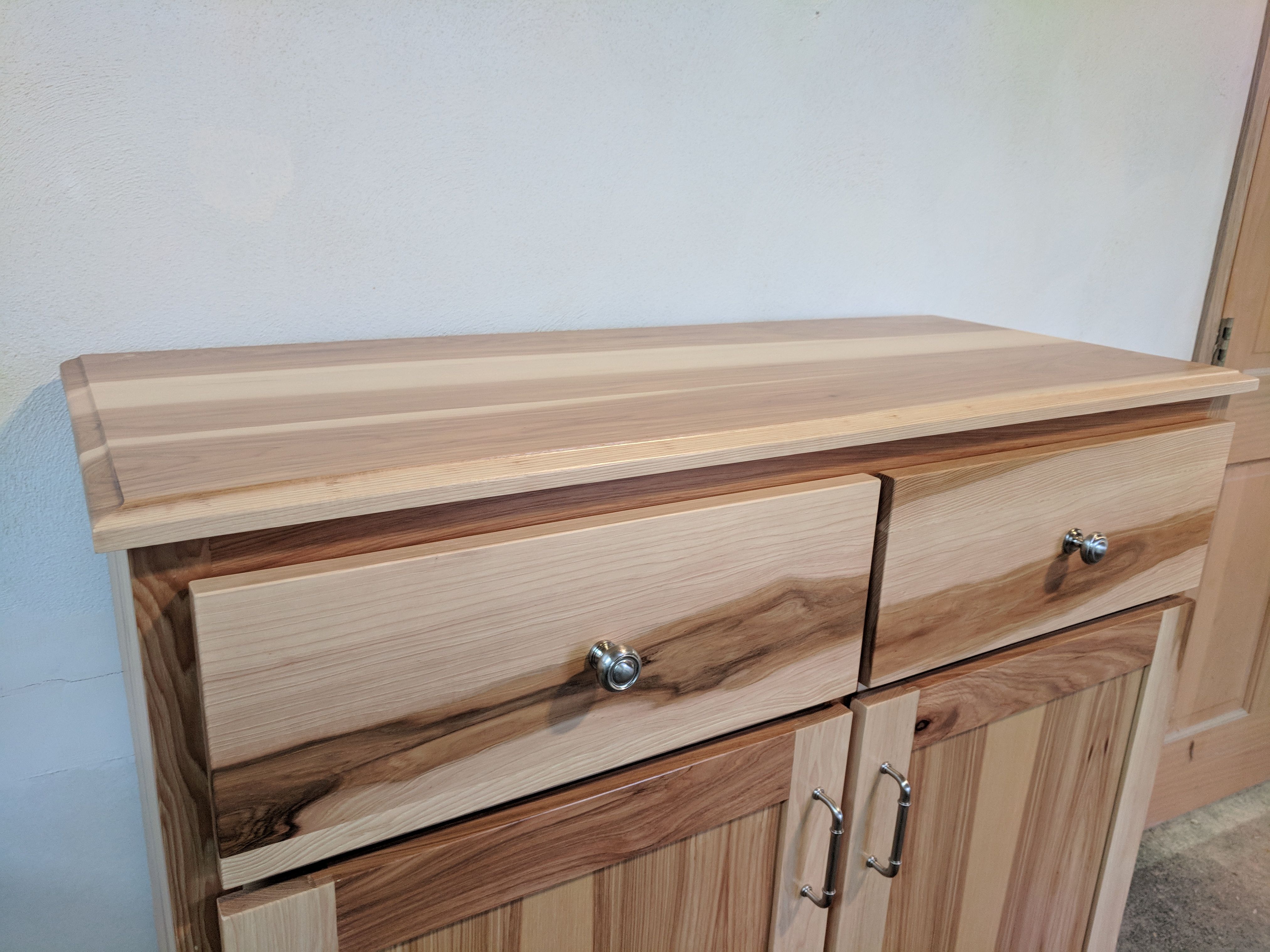 Hand Crafted 3 Piece Hickory Bathroom Set. by Parkinsons Custom