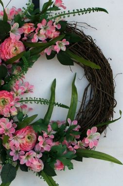 Custom Made Pink Spring Wreath