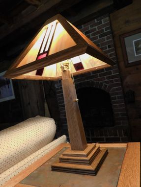 Custom Made Mission Style Table Lamp