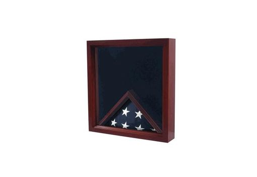 Custom Made Army Flag And Medal Display Box- Shadow Box