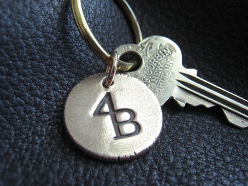 Custom Made Solid Bronze Key Chain Key Ring Key Fob With Ranch Brand Or Logo