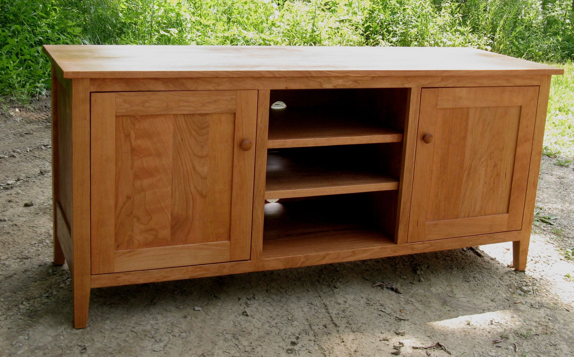 Handmade Cherry Tv Console by Ivy Lane Fine Furniture