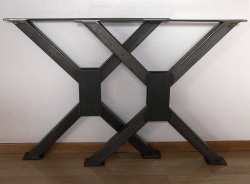 Custom Made Metal Table Legs, Industrial Heavy-Duty Steel Desk Leg, Modern Industrial Dining Table Legs