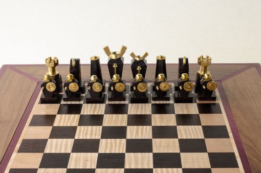 Custom Made "Techie" Chess Set & Table