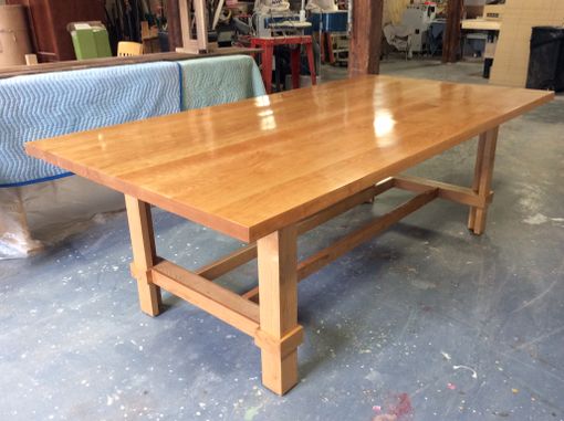 Custom Made Cherry Dining Or Conference Table, Custom=Made