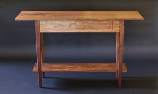 Custom Made Console Table In Walnut