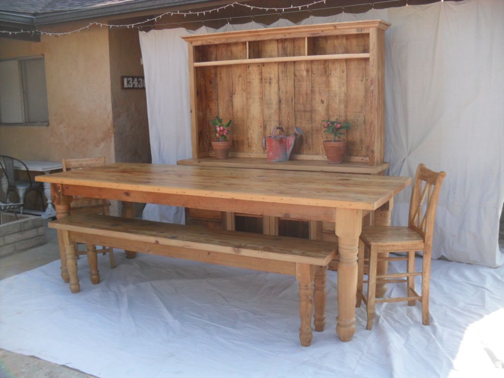 Buy Hand Made Custom Made Table From Reclaimed Wood Made In The Usa