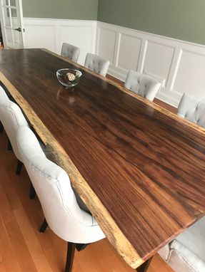 Custom Made Live Edge Dining Table