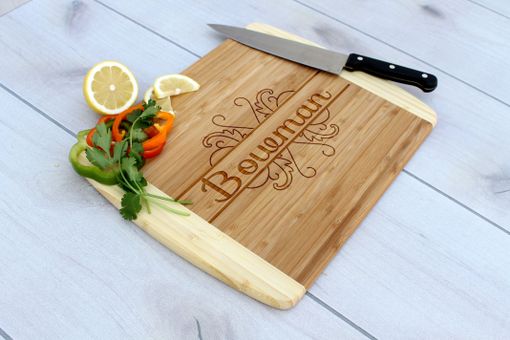 Custom Made Personalized Cutting Board, Engraved Cutting Board, Custom Wedding Gift – Cb-Bam-Bowman