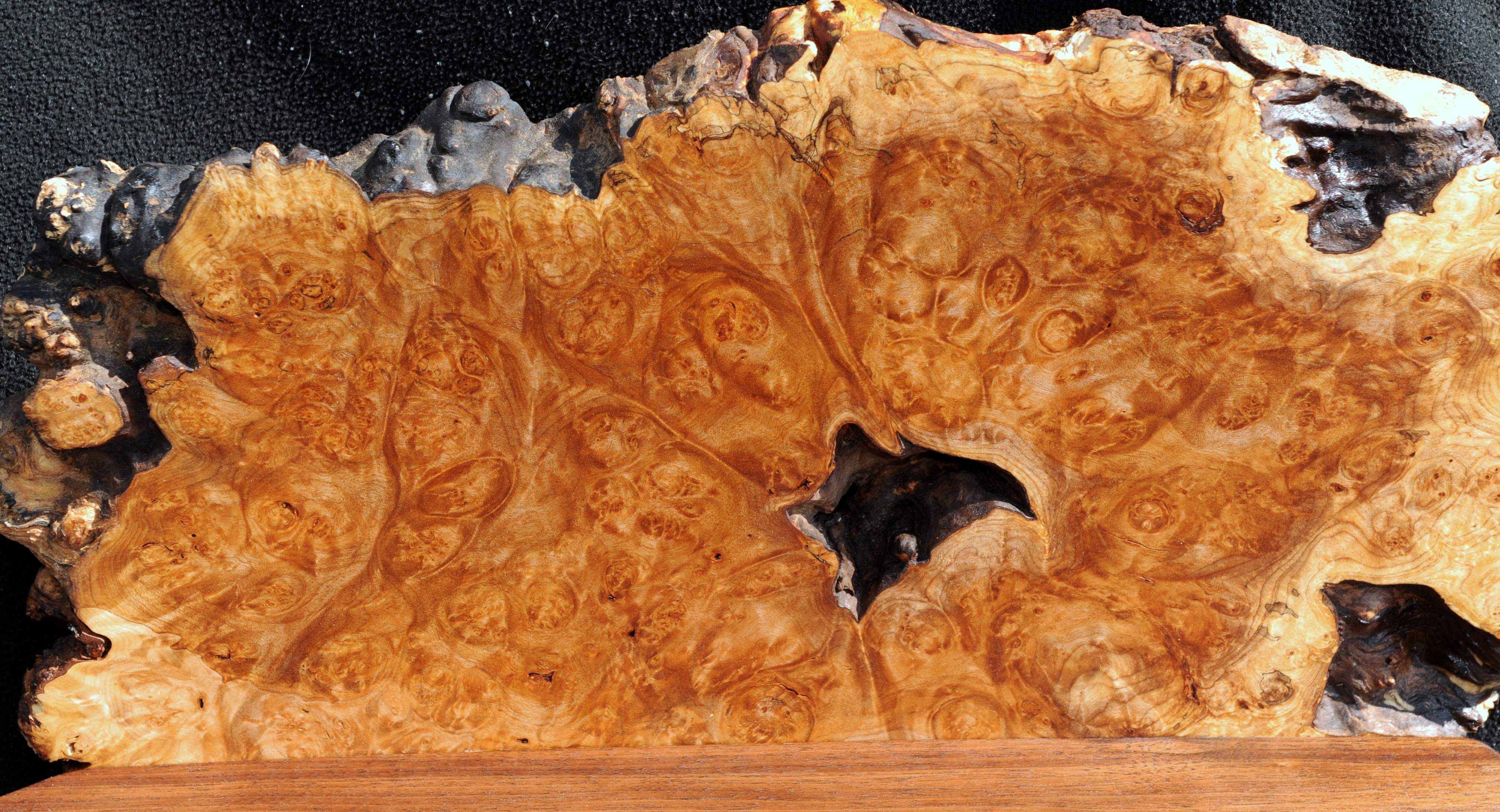 Buy Hand Crafted Maple Burl Shelves, made to order from Ridge Runner ...