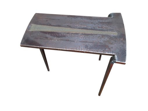 Custom Made Steel End Table