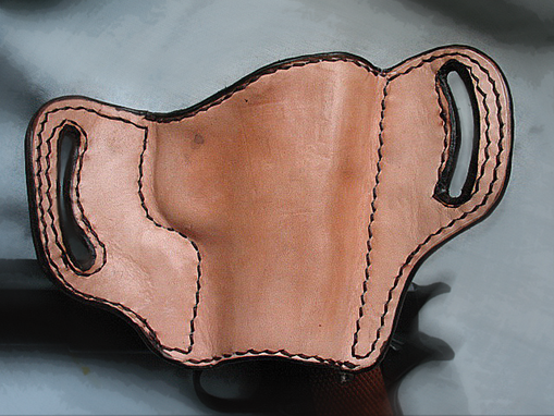 Buy a Hand Crafted Tooled Leather Pancake 1911 Holster 