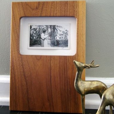Custom Mid Century Modern Wood Picture Frame Solid Walnut 8x10 By Mid Century Modern Wood Picture Frame Solid Walnut 8x10