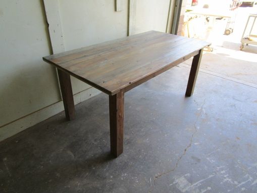 Custom Made Reclaimed Wood Dining Table Made From Reclaimed Wood In The Usa