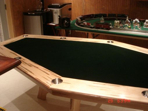 Custom Made 6 Sided Maple Game Table