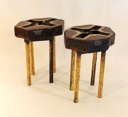 Custom Made Et-55 & Et-56 Foundry Mold End Tables