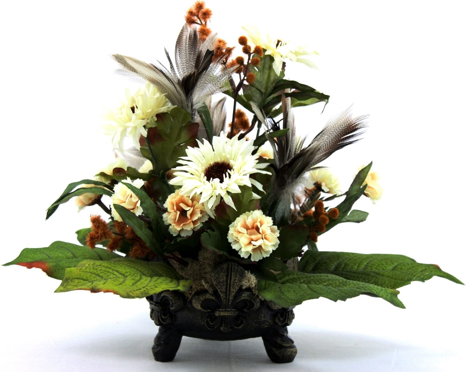 silk flower arrangements for kitchen table