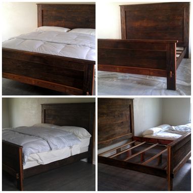 Custom Made Barn Wood Bed