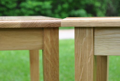 Custom Made White Oak Side Tables