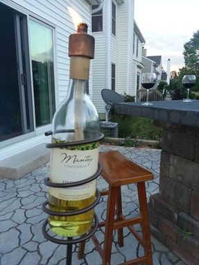 Custom Made Wine Bottle Tiki Lamp Kit