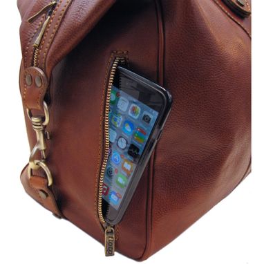 Custom Made Leather Duffle Bag 21” / Floto 4046 Roma / Travel Bag / Leather Sports Bag / Cabin Travel Bag