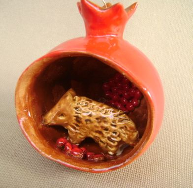 Custom Made Pomegranate Ornament
